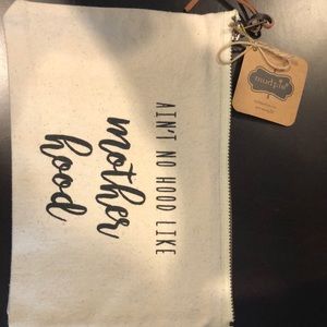 Mud pie canvas pouch